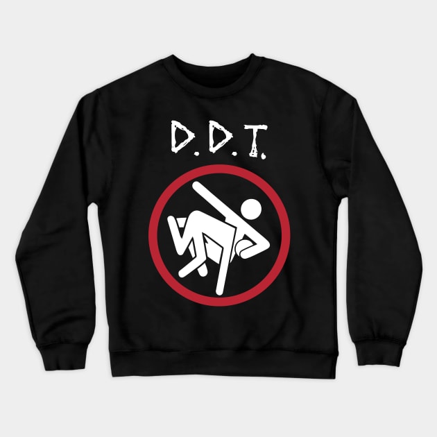 D.D.T. Thrash Zone Wrestling Parody Crewneck Sweatshirt by Gimmickbydesign